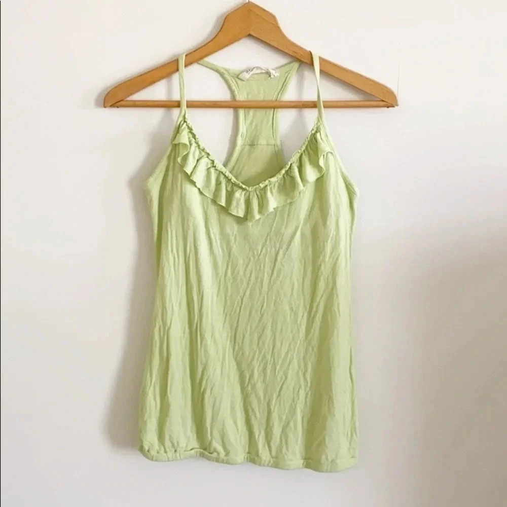 Old Navy Racerback Ruffle Tank Top